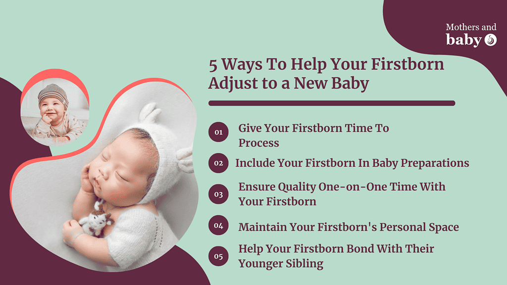 5 ways to help your firstborn adjust to a new baby