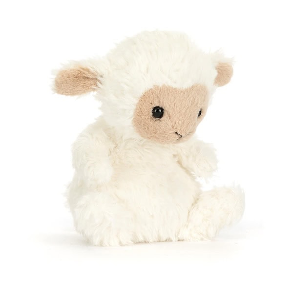 JellyCat-Yummy Lamb-A fluffy white lamb plush toy