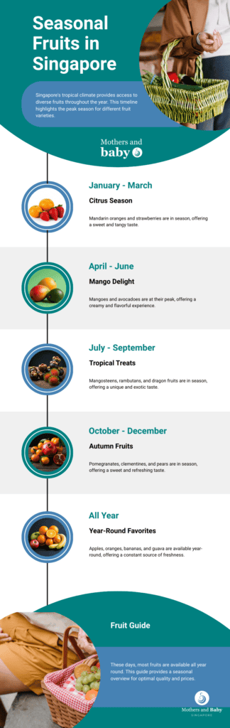 Infographic- Seasonal Fruits in Singapore