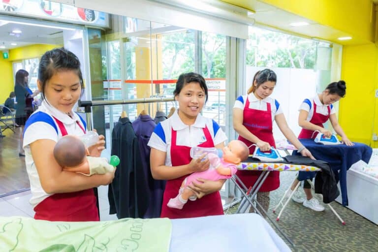 Managing Domestic Helpers Who Care for the Baby in Singapore