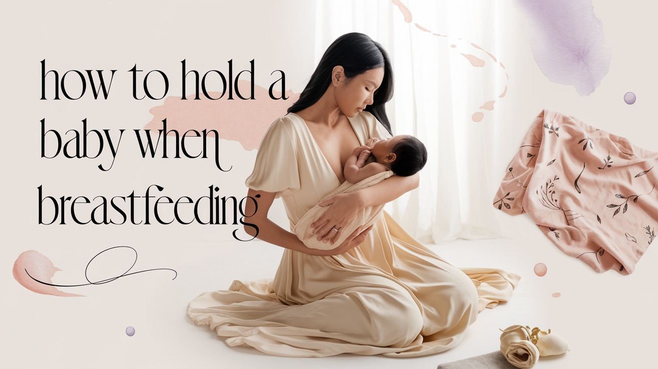 How to hold a baby when breastfeeding