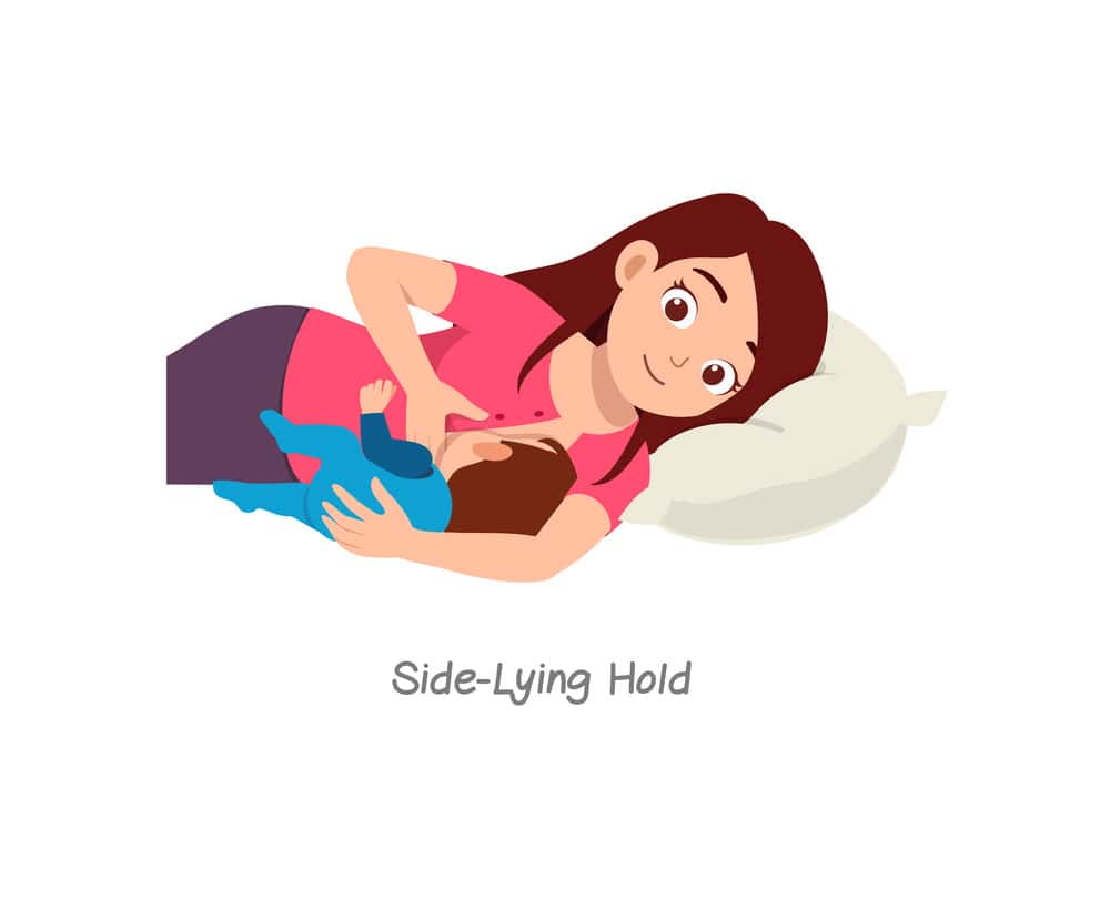 Side Lying breastfeeding position