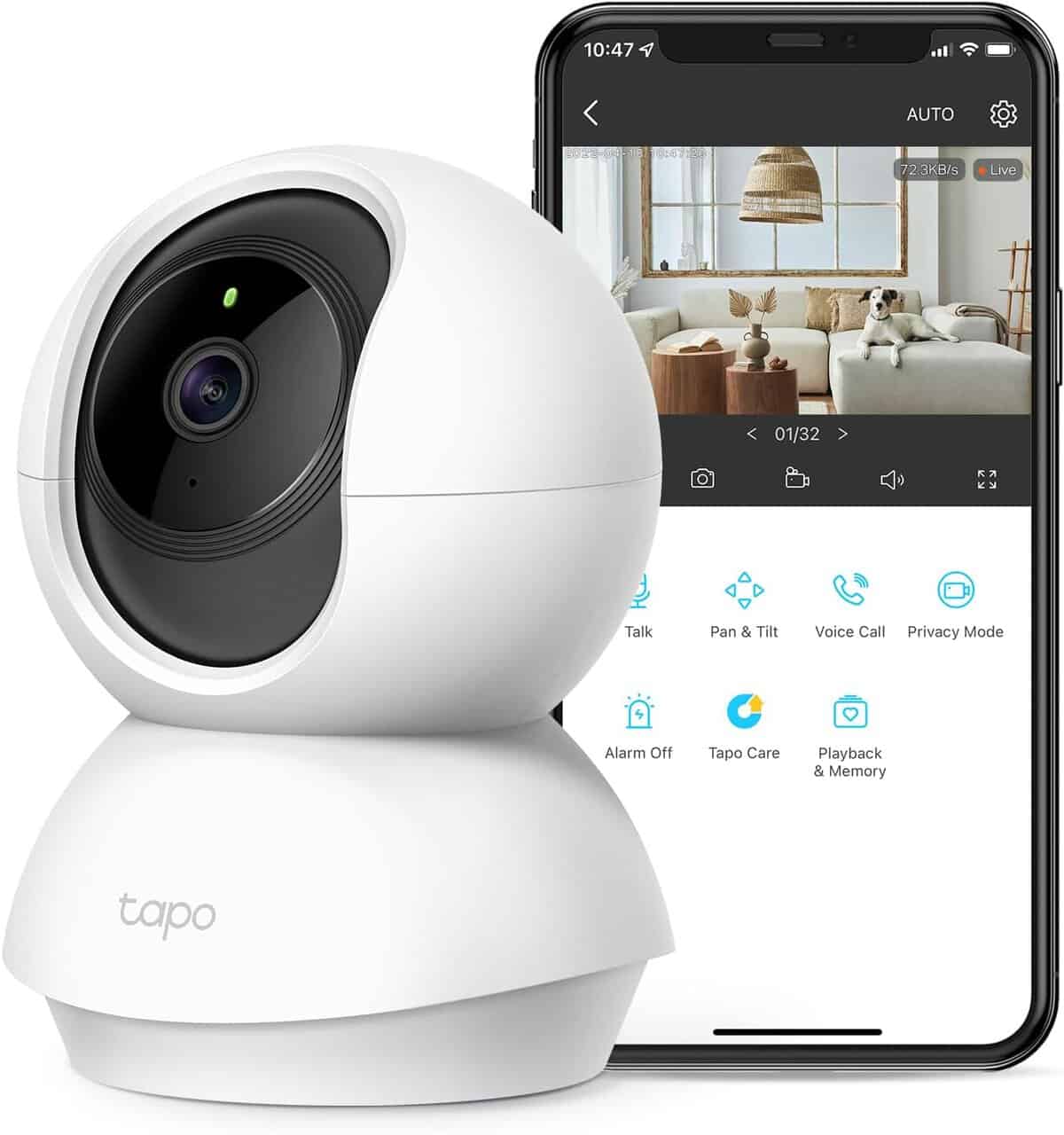 TP-Link Tapo 2K Pan Tilt Security Camera