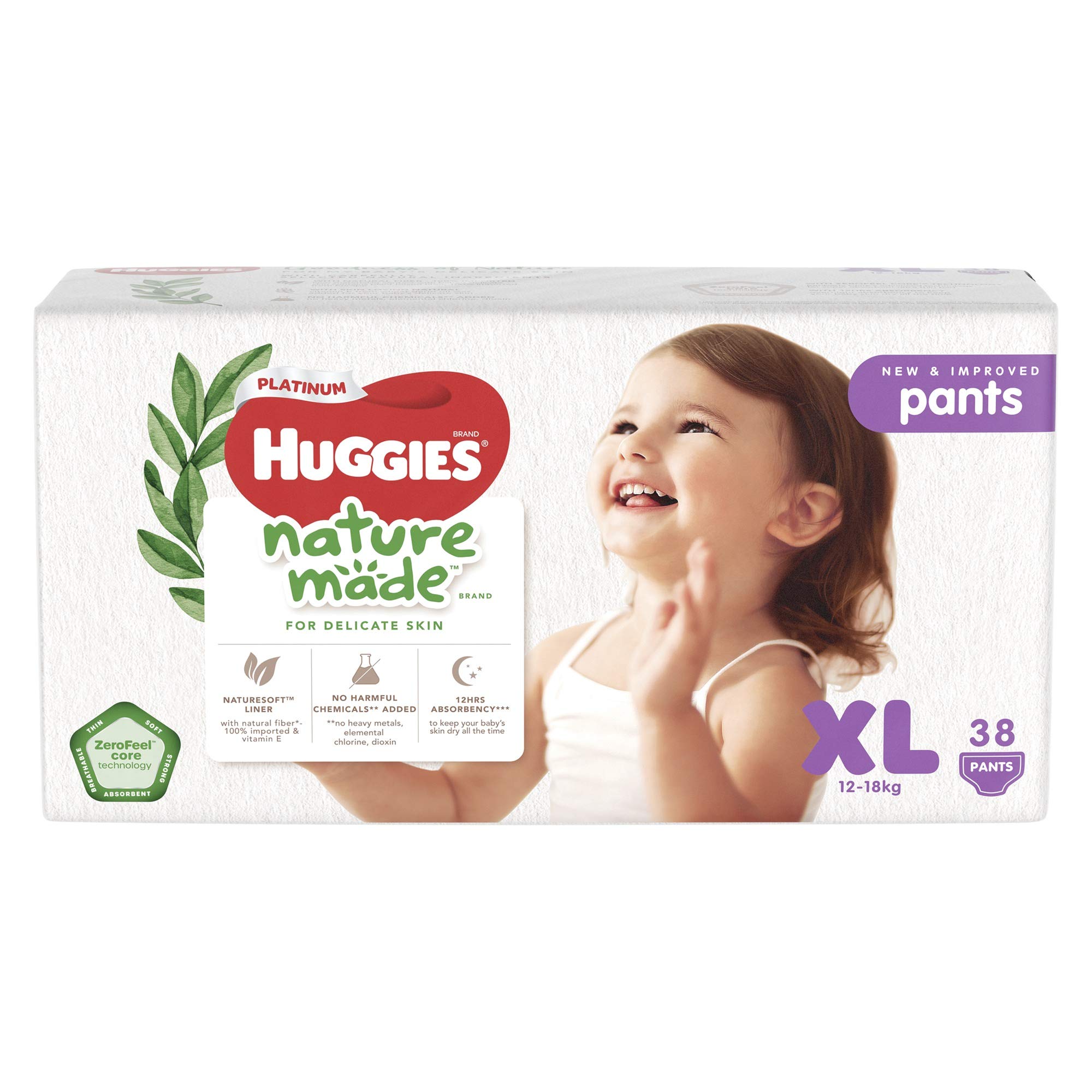 Huggies Platinum Naturemade Pants XL