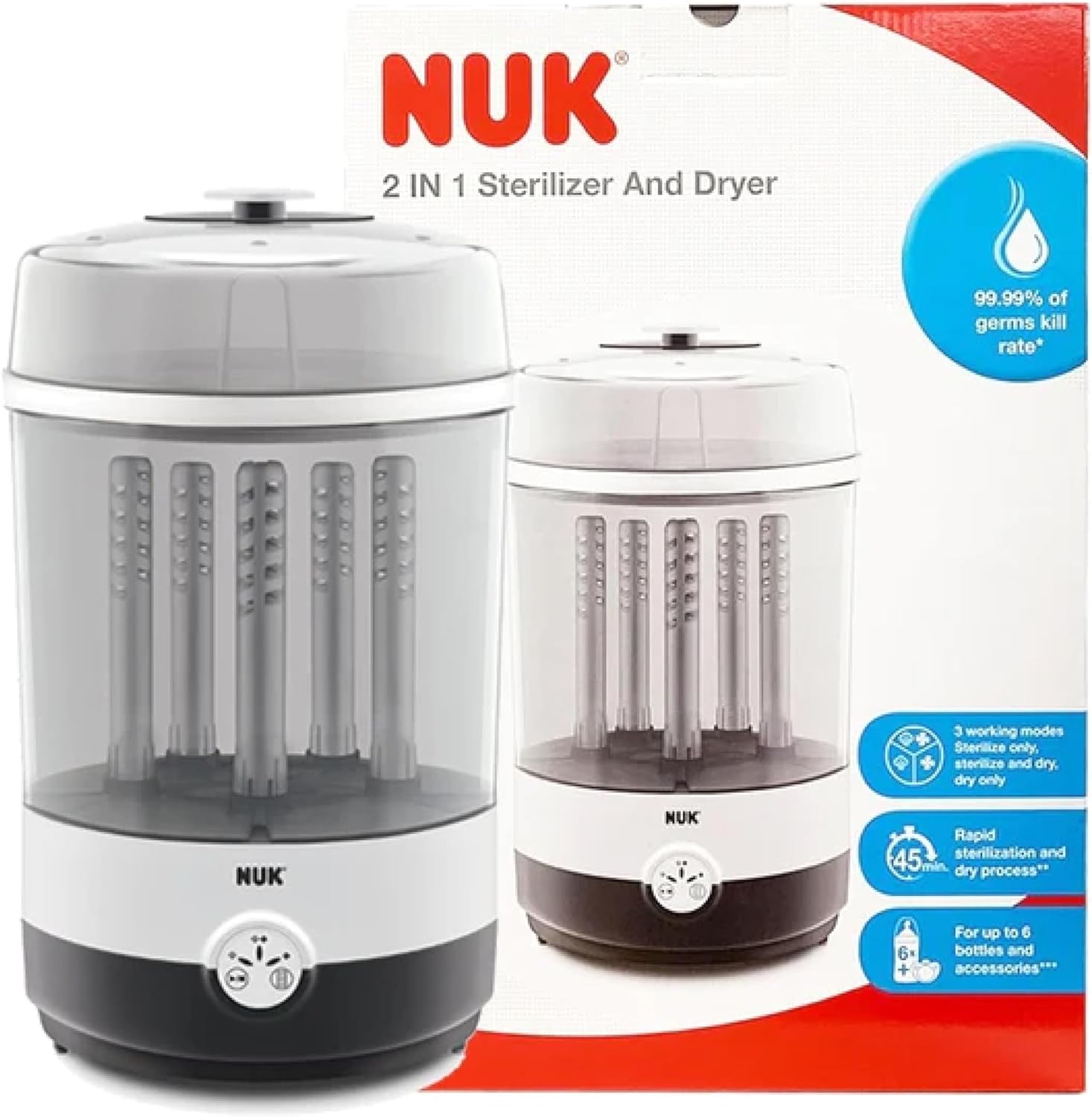 NUK 2 In 1 Sterilizer and Dryer