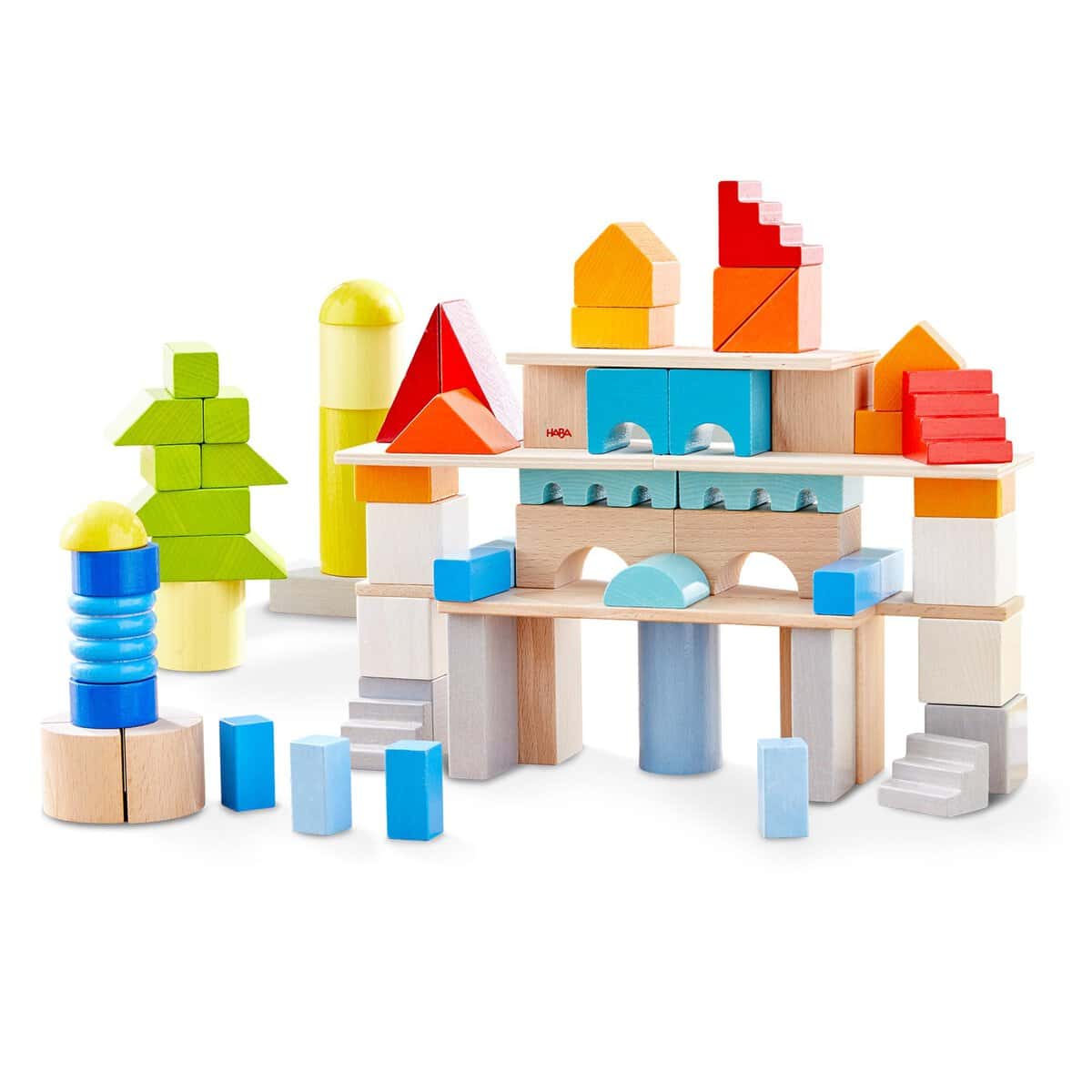 HABA Basis Wooden Building Blocks (85 pcs)
