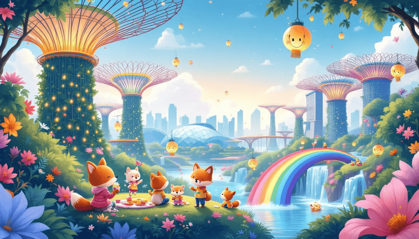 Explore Gardens by the Bay, a beautiful landscape in Singapore.