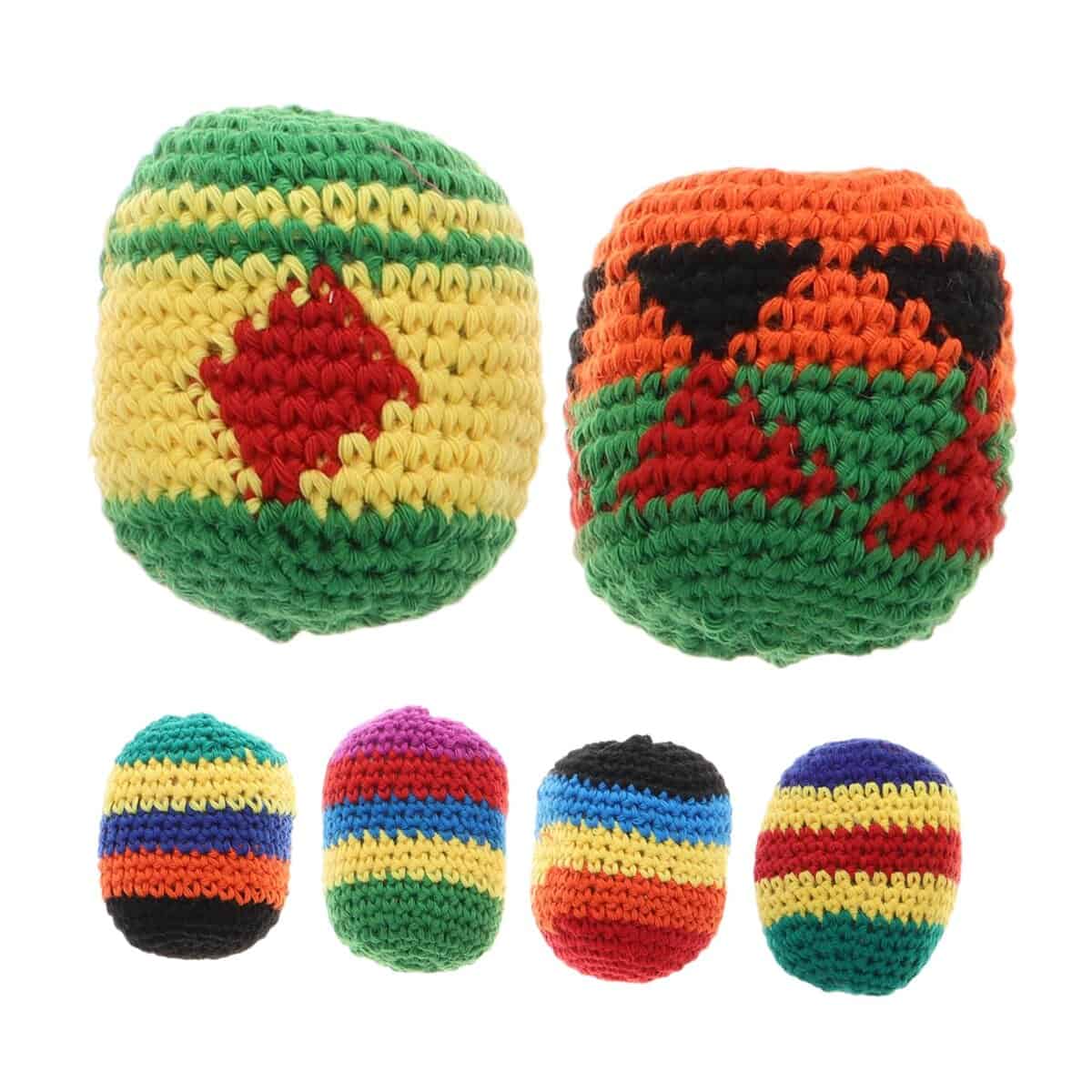 TOYANDONA Soft Crochet Balls (Pack of 6)
