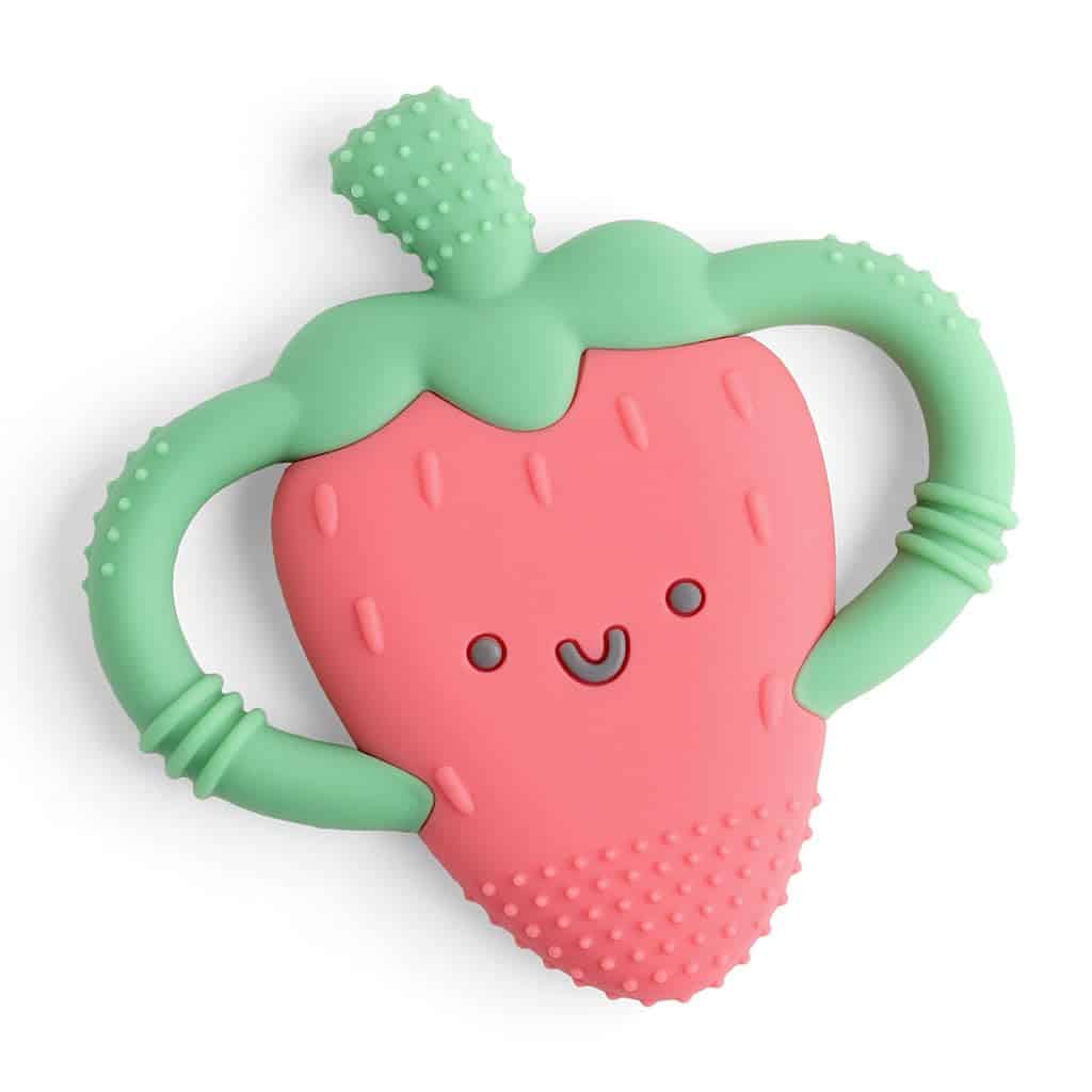 Itzy Ritzy Strawberry Teether