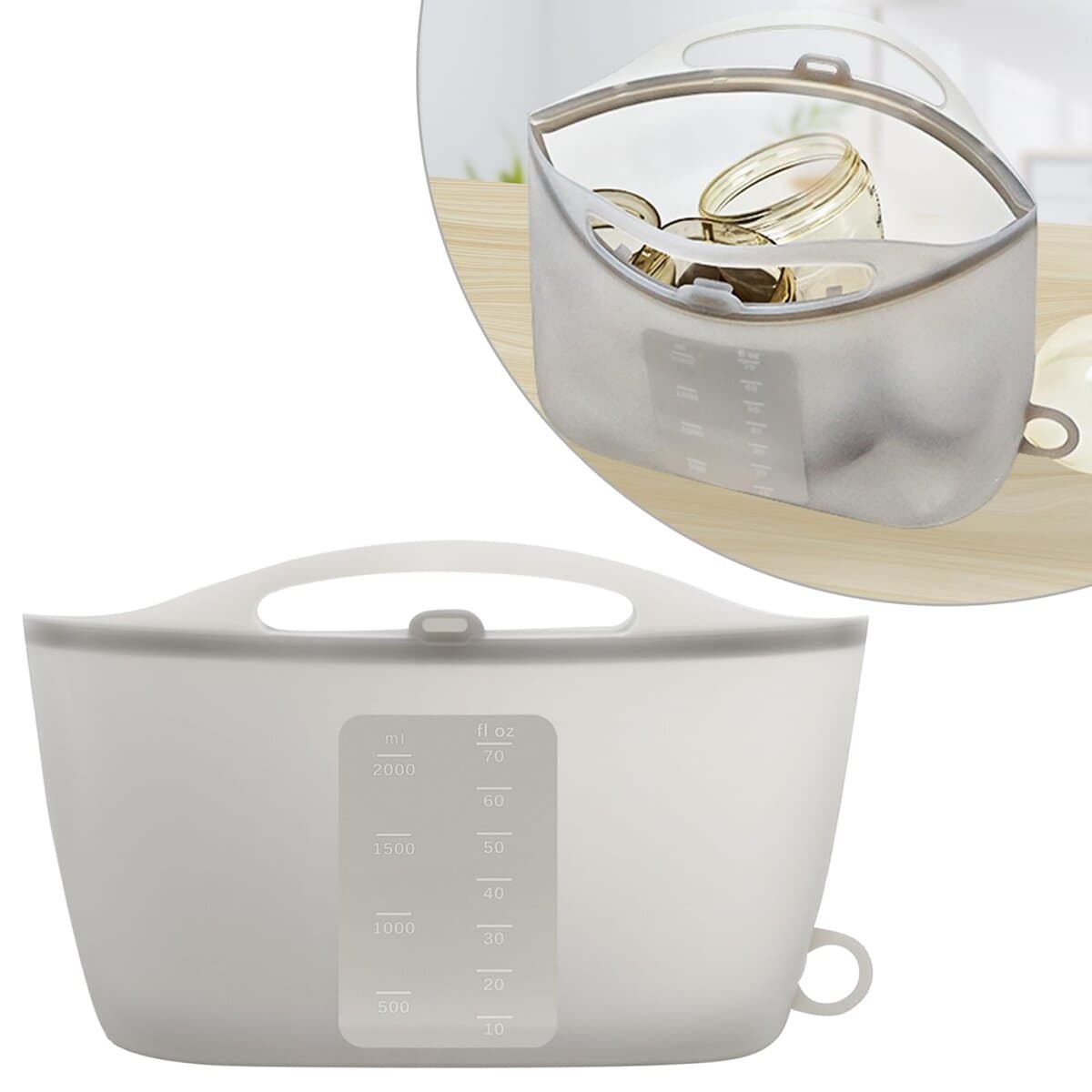 Silicone Microwave Sterilizer Bag (2000ml)