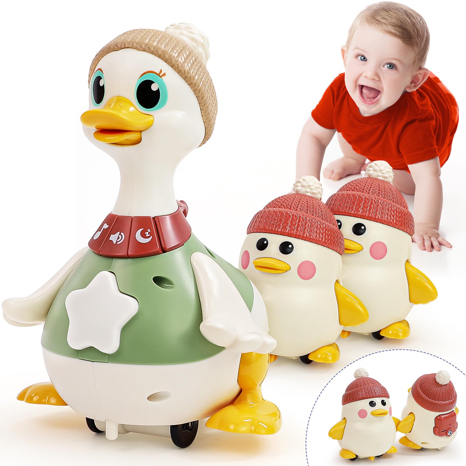 HOLA Musical Dancing Duck Set