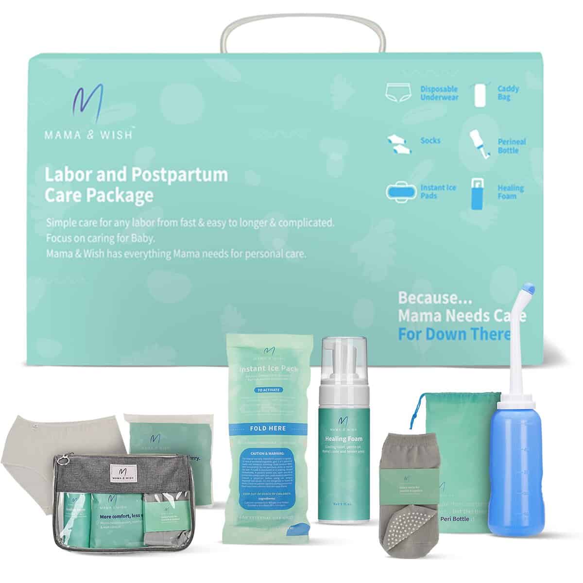 Mama & Wish Postpartum Kit (12‑pc)