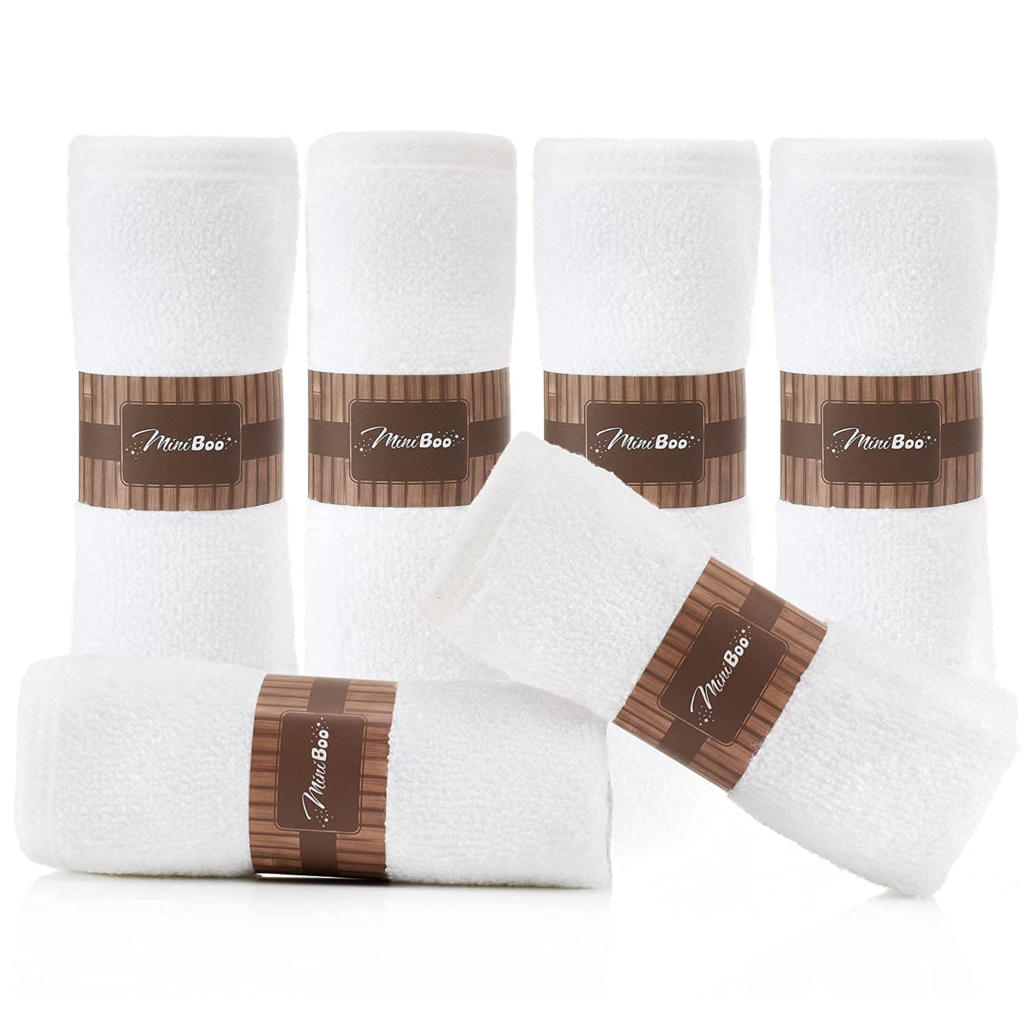 MINIBOO Premium Bamboo Washcloths