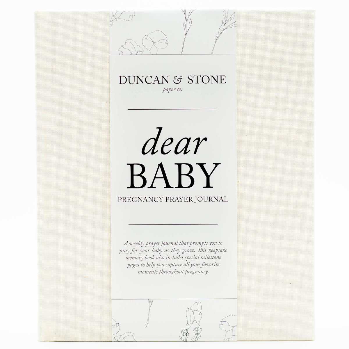 Dear Baby Pregnancy Prayer Journal