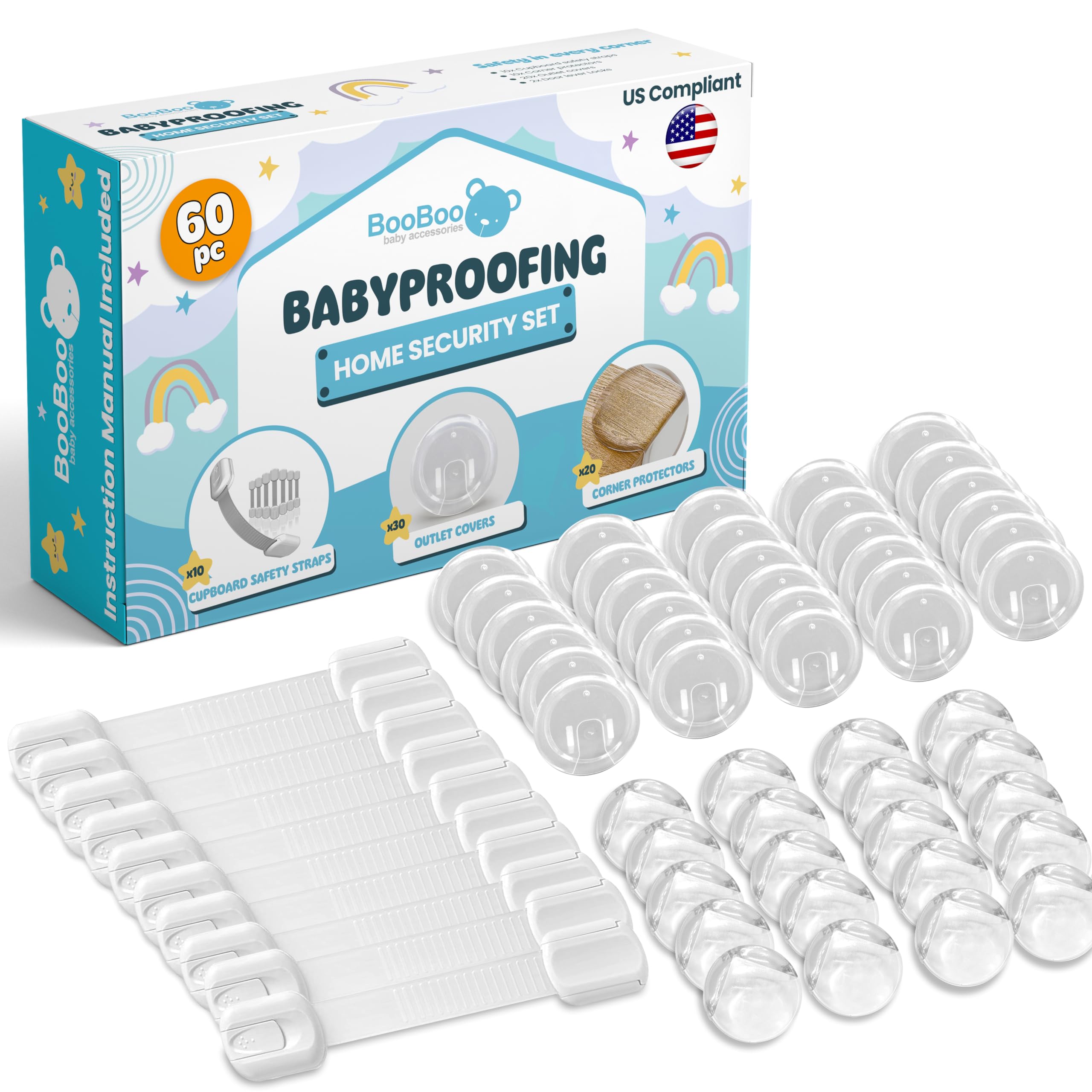 BooBoo (60 Pack) Baby Safety Kit