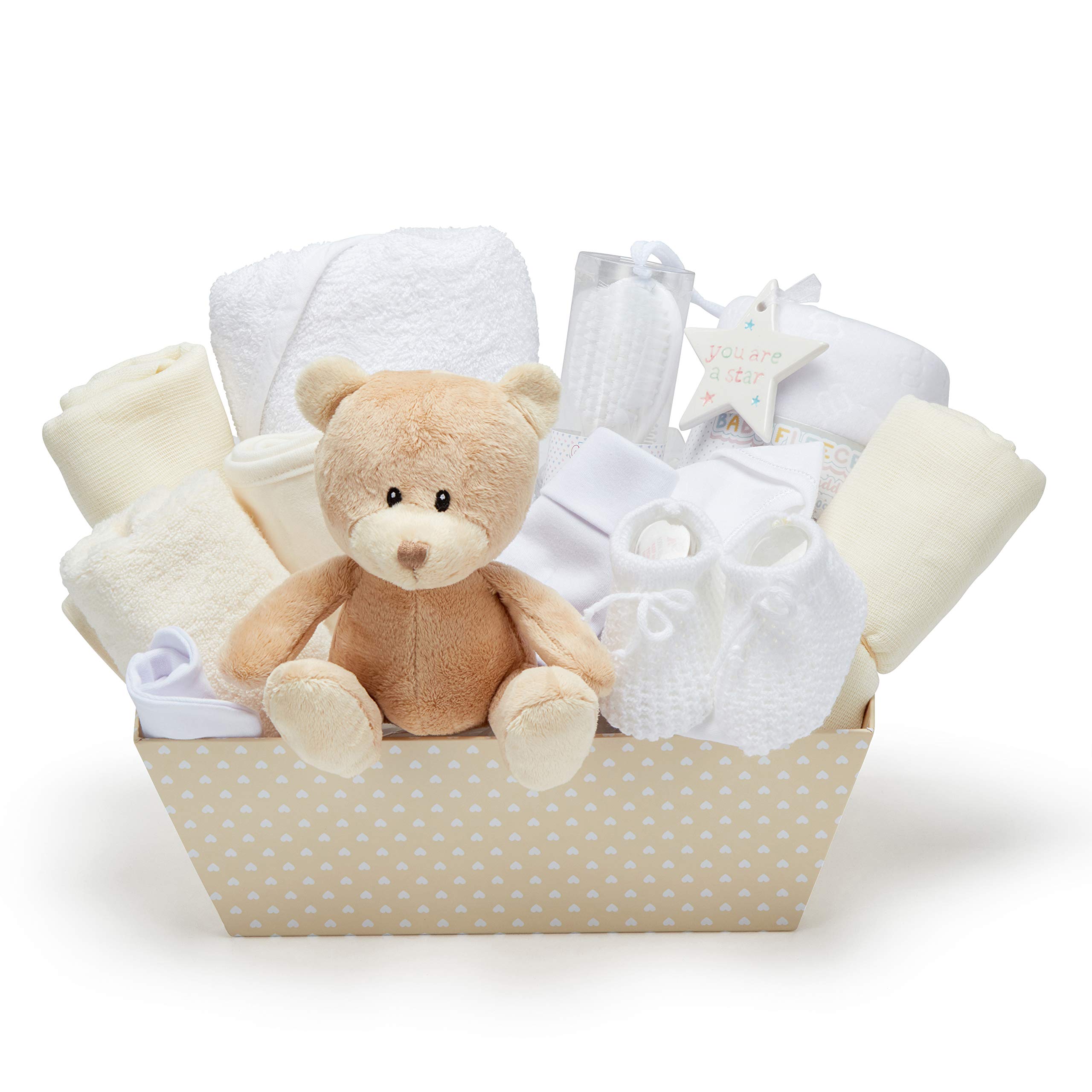 Neutral New Baby Hamper (Cream)