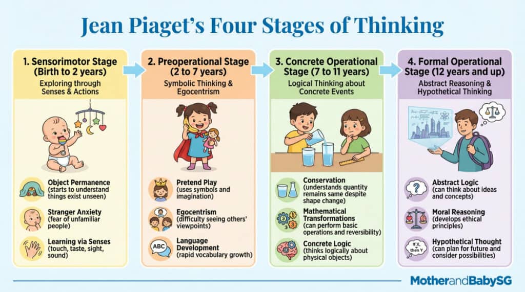Jean Piaget's Four Stages of Thinking