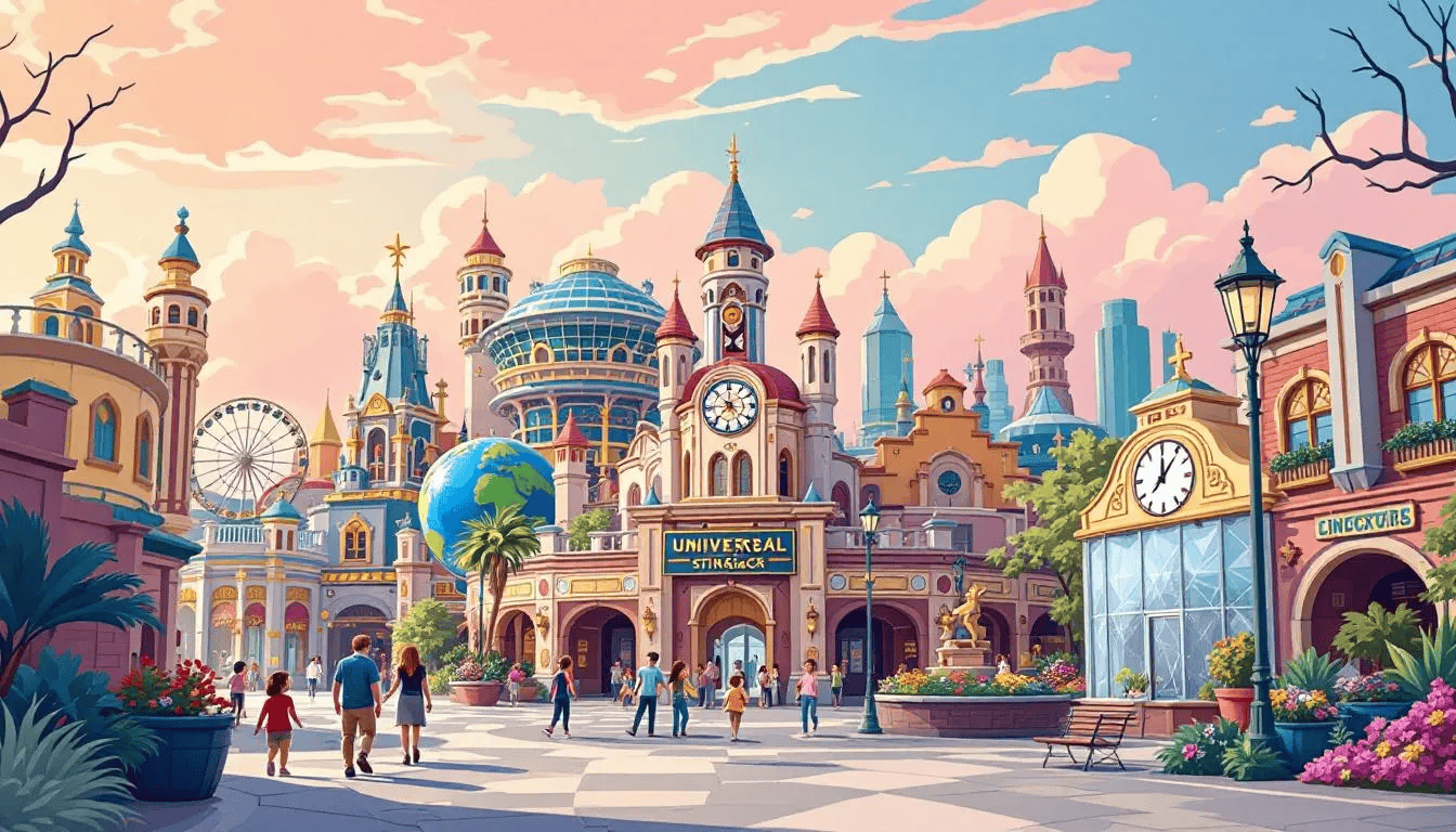 Experience Universal Studios Singapore, a popular theme park.