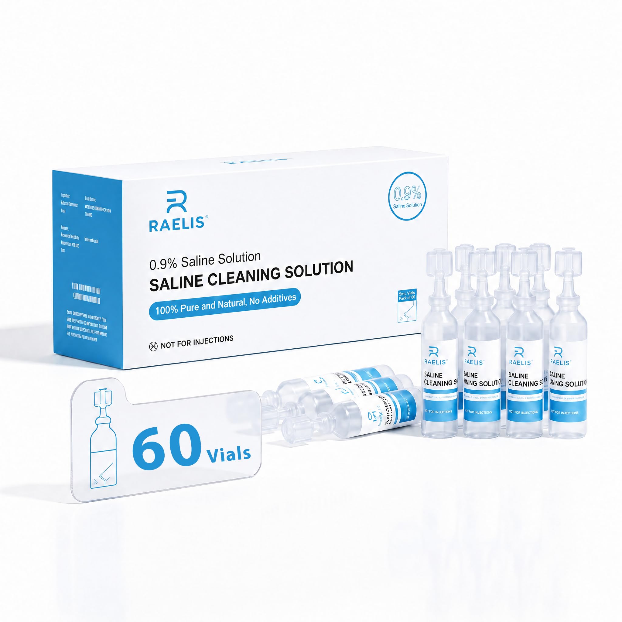 RAELIS Saline Vials